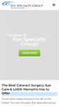 Mobile Screenshot of eyespecialtygroup.com